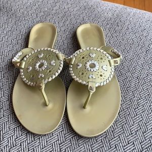 Rubber Jack Rogers Flip Flops